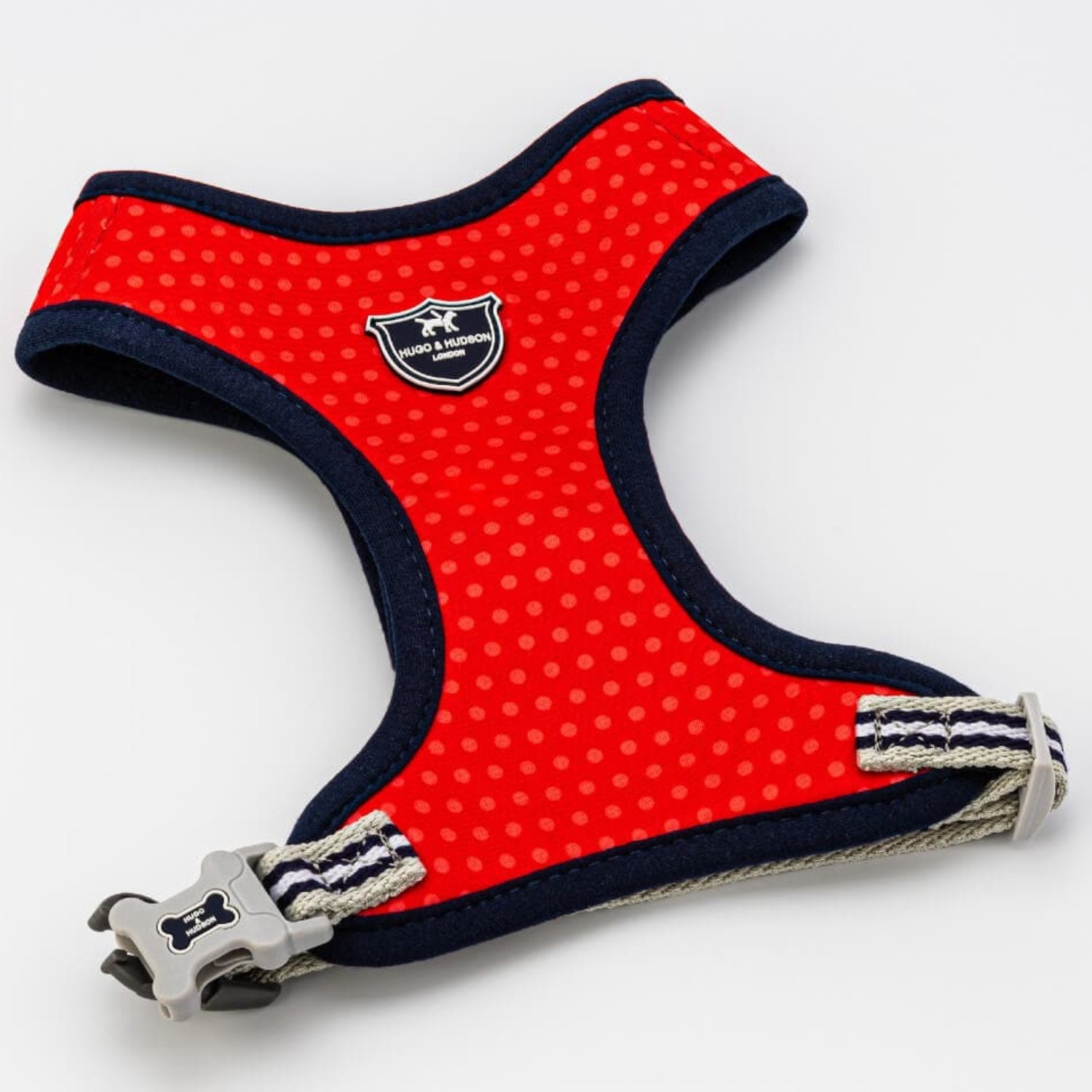 Hugo & Hudson - Red Coral Polka Dots